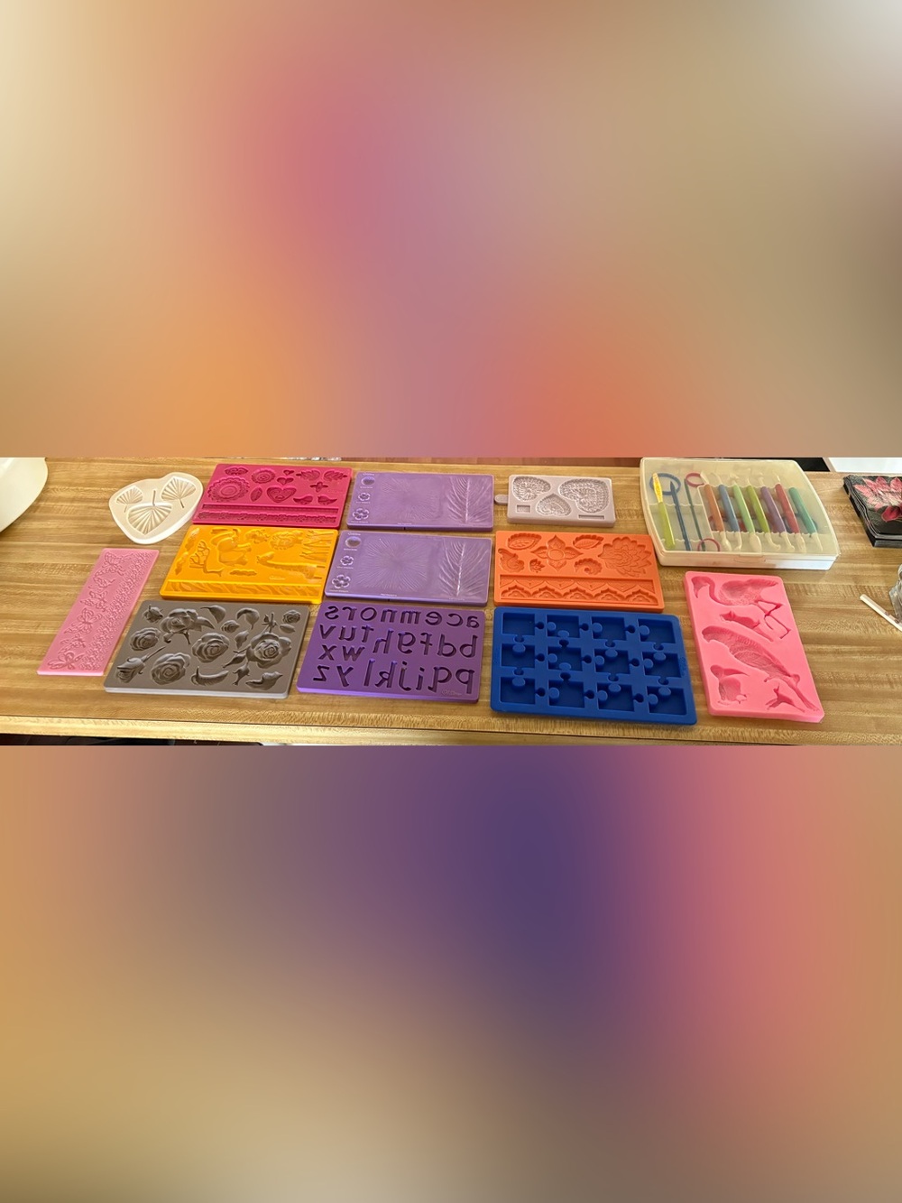 Wilton Fondant Molds, Plus Tool set, & Other Molds, Variety Lot, Must See!
